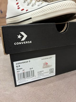 Converse All Star Talla 37 Mujer Corazones