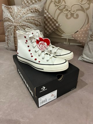 Converse All Star Talla 37 Mujer Corazones