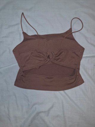 2 Tops Beige Talla Única
