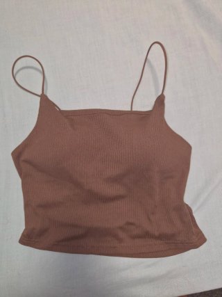 2 Tops Beige Talla Única