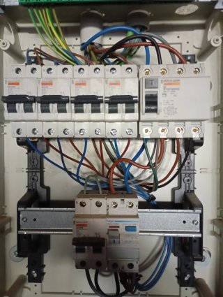 Cuadro Eléctrico con Tapa Verde
