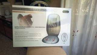 Respaldo de masaje portátil.