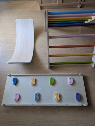 Triángulo Escalada Banasuper Madera