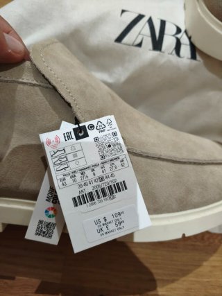 Botines Zara Hombre Ante Beige
