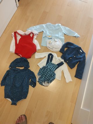 Lote Ropa Bebé 0-6 Meses (Varias Marcas)