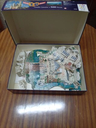 Puzzle 3D Castillo Camelot 500 Piezas