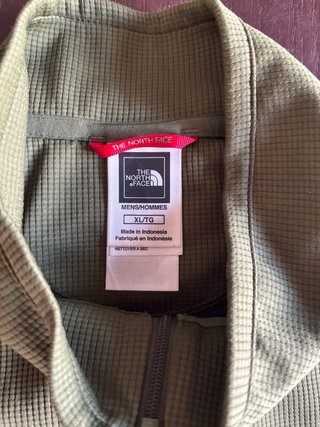 Pile The North Face Mezza Zip Verde Militare
