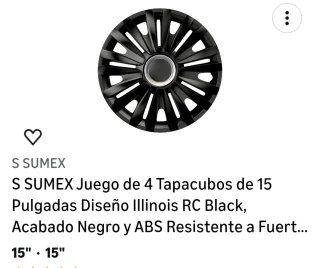 4 Tapacubos 15 Nuevos Error Medida