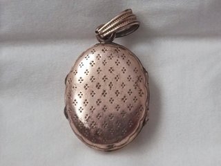 Colgante relicario guardapelo antiguo religioso