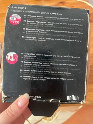 Braun Silk-épil 1 Depiladora