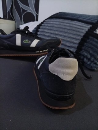 Zapatillas Lacoste Azul y Blanco