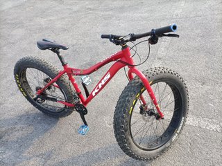Fat bike KHS rossa + casco MPH