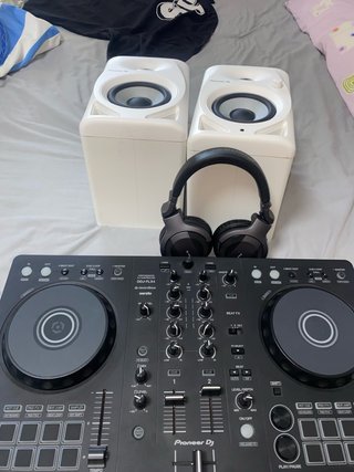 Pack DJ Pioneer DDJ-FLX4 + Altavoces + Cascos