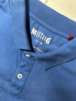 Polo Mustang True Denim blu – Taglia M