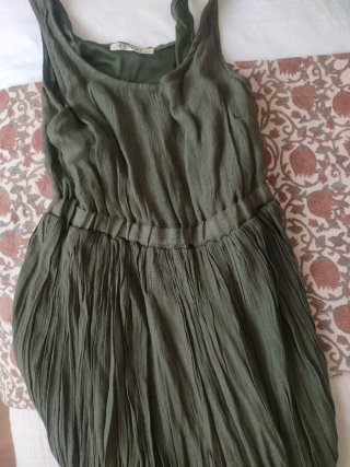 Vestido largo verde S/M