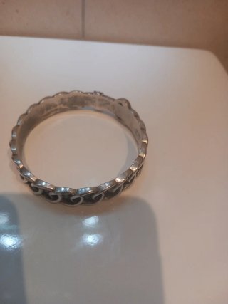 Pulsera estilo hebilla plata