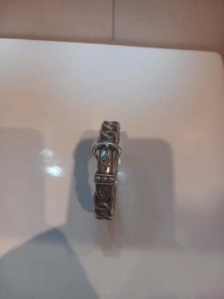 Pulsera estilo hebilla plata