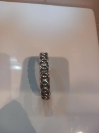 Pulsera estilo hebilla plata