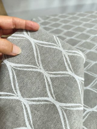 Retal 2x1,40 de tela de loneta algodón y acrílico