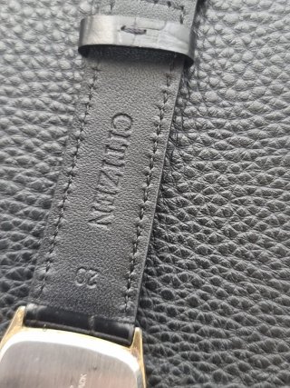 Orologio Vintage Citizen Quartz Tank Oro Nero