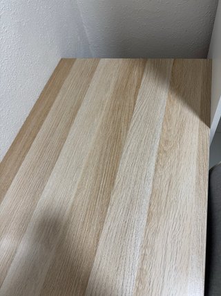 Escritorio Ikea madera y metal 120x60