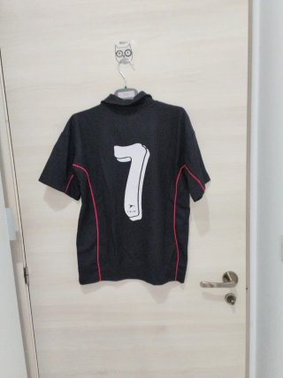 Camiseta Rasan Fútbol Negra Talla 12 Años