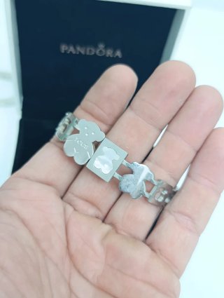 Pulsera Tous Oso plateado