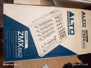 Console audio ALTO ZMX862 6 canali