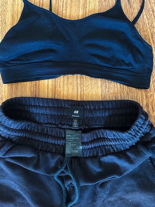 Set sportivo nero
