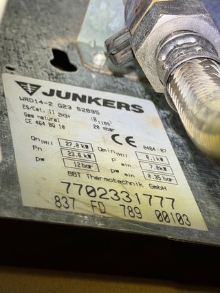 Calentador Junkers Gas Natural COMO NUEVO