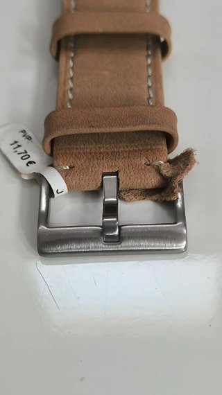 Correa Diloy beige 26mm Piel napa