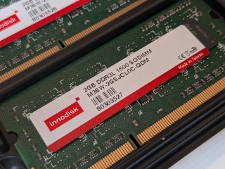 2x Memoria RAM Innodisk 2GB DDR3L 1600 SODIMM