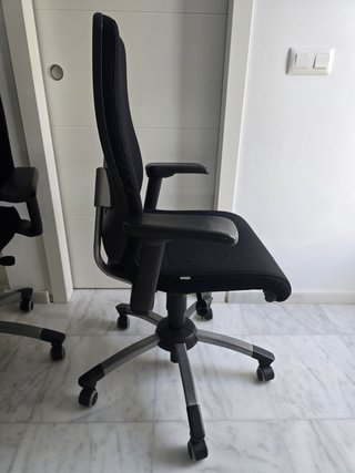 2 Sillas de Oficina Negras