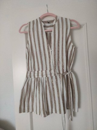 Vestido Verano Rayas M Stradivarius
