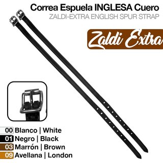 Correa espuela inglesa Zaldi Cuero