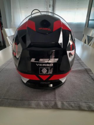 Casco Moto LS2 Verso Talla XL 51-52cm