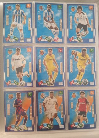 Colección cromos fútbol Adrenalyn 2019-20