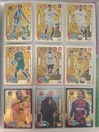 Colección cromos fútbol Adrenalyn 2019-20