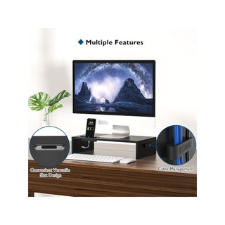 BONTEC elevador monitor madera ergonómico