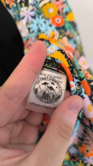 Bañador estampado floral