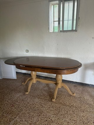 Mesa de comedor extensible madera