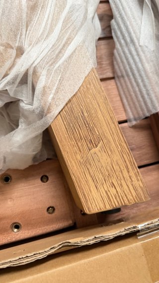 Sklum Mesa de jardín rectangular 200x100 madera