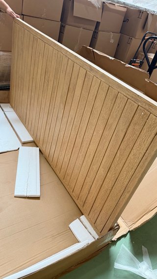 Sklum Mesa de jardín rectangular 200x100 madera