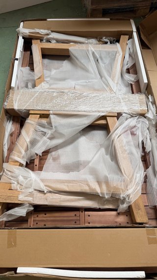Sklum Mesa de jardín rectangular 200x100 madera