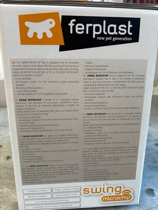 Portina per Gatti Ferplast Microchip