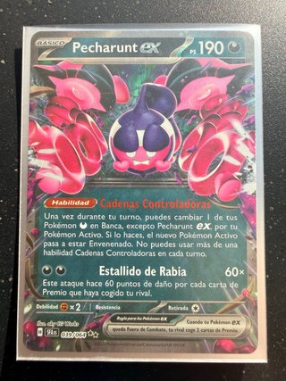 Carta Pokémon Pecharunt EX 039/064