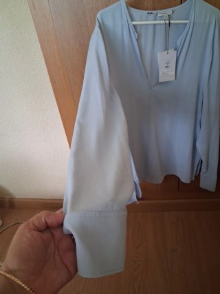 Camisa Tommy Hilfiger azul talla 42
