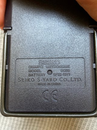 Seiko SQ-50 Metrónomo Cuarzo