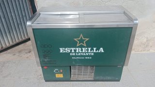 Congelador vertical acero inoxidable