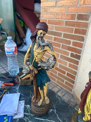 Pareja Figuras Asiáticas Multicolor